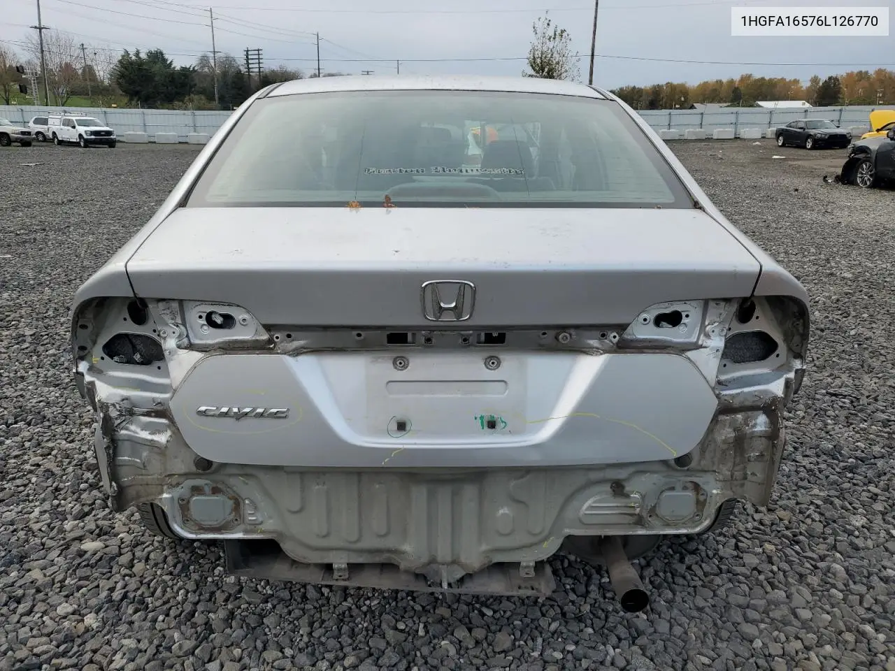 1HGFA16576L126770 2006 Honda Civic Lx