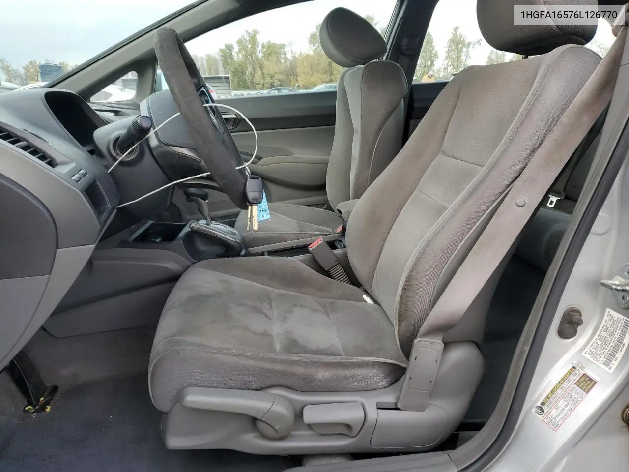 1HGFA16576L126770 2006 Honda Civic Lx