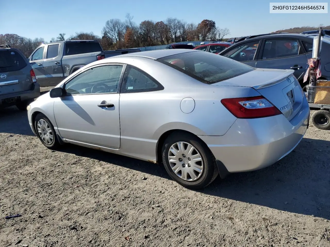 2HGFG12246H546574 2006 Honda Civic Dx