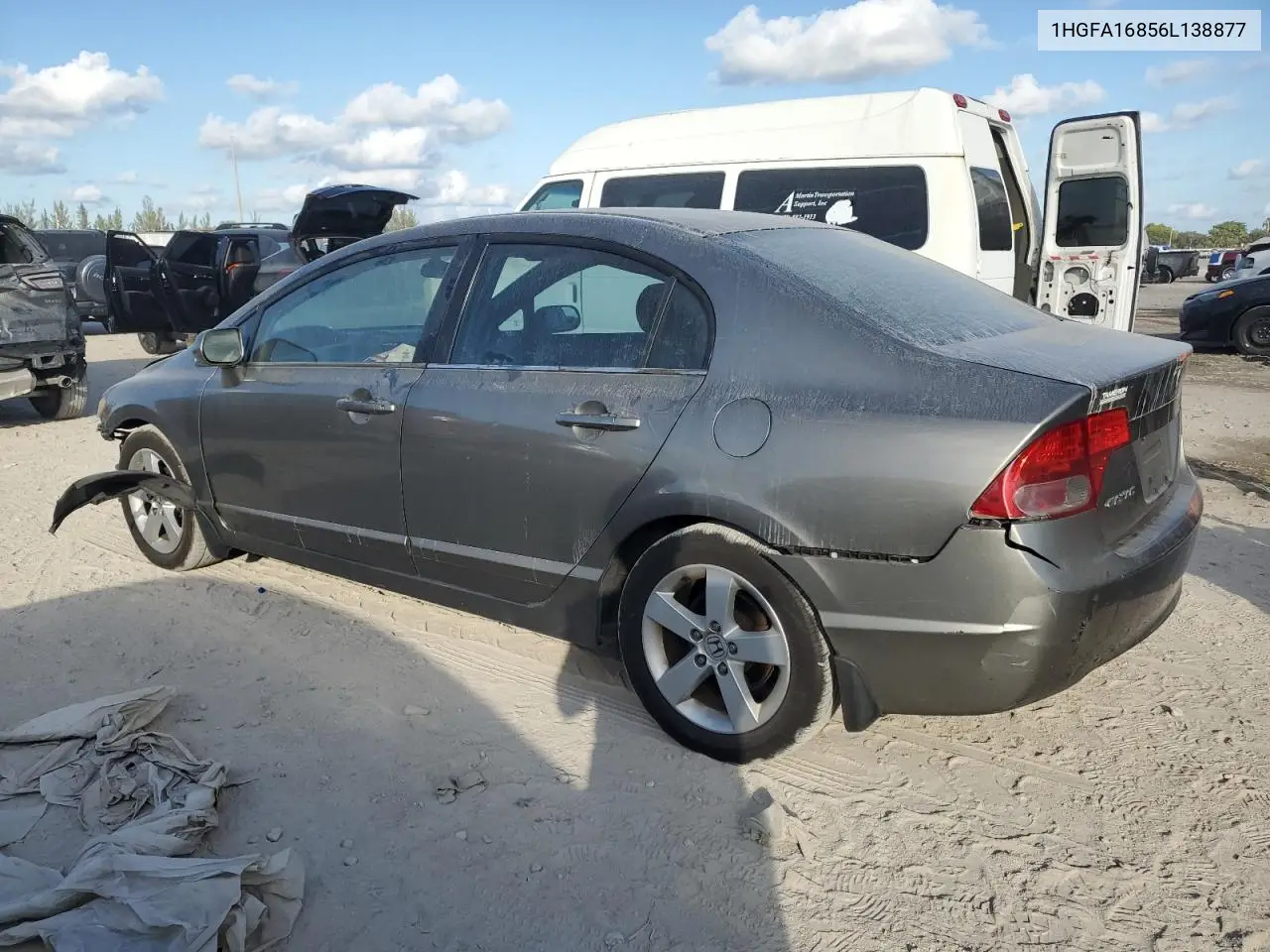 1HGFA16856L138877 2006 Honda Civic Ex