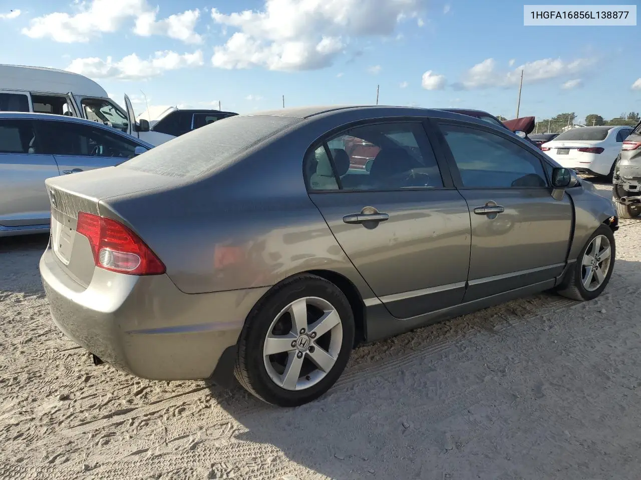 1HGFA16856L138877 2006 Honda Civic Ex