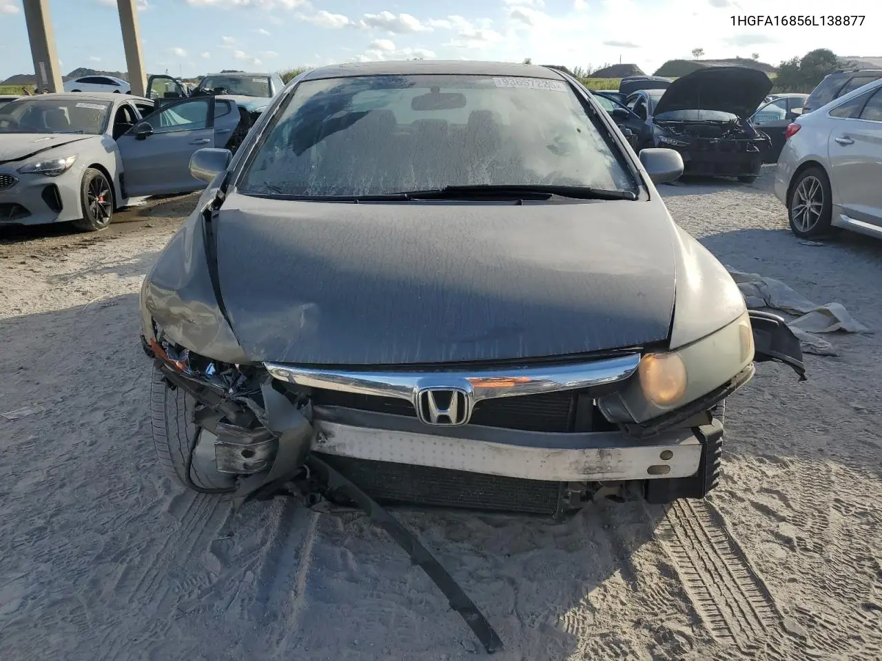 1HGFA16856L138877 2006 Honda Civic Ex