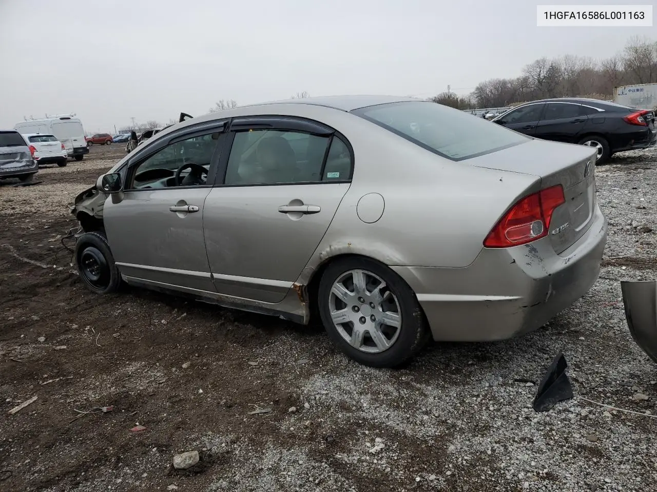 1HGFA16586L001163 2006 Honda Civic Lx