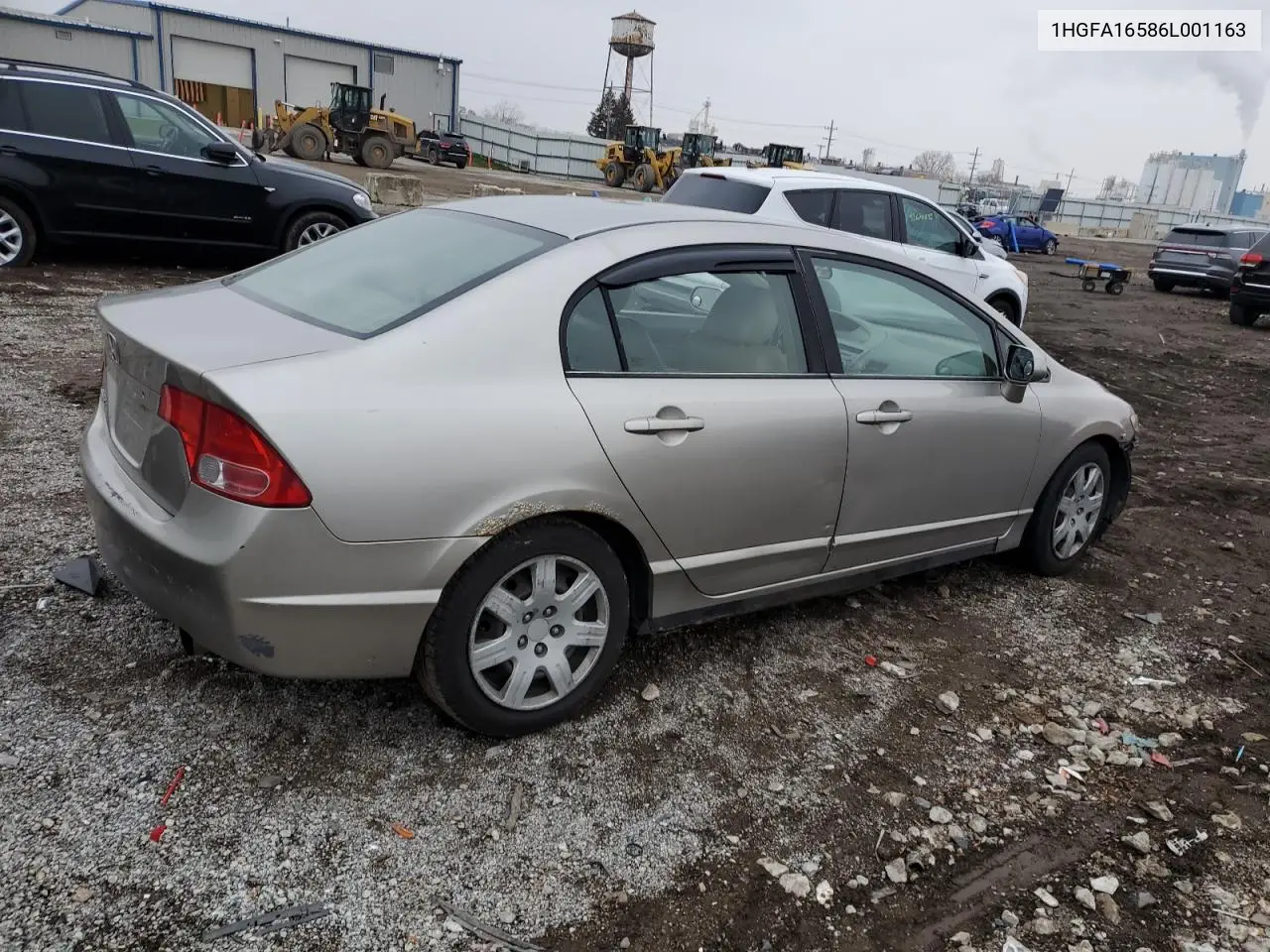 1HGFA16586L001163 2006 Honda Civic Lx