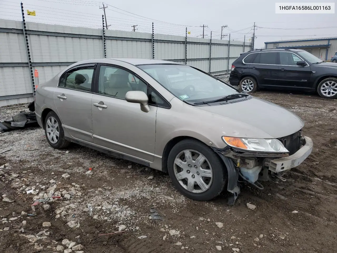 1HGFA16586L001163 2006 Honda Civic Lx