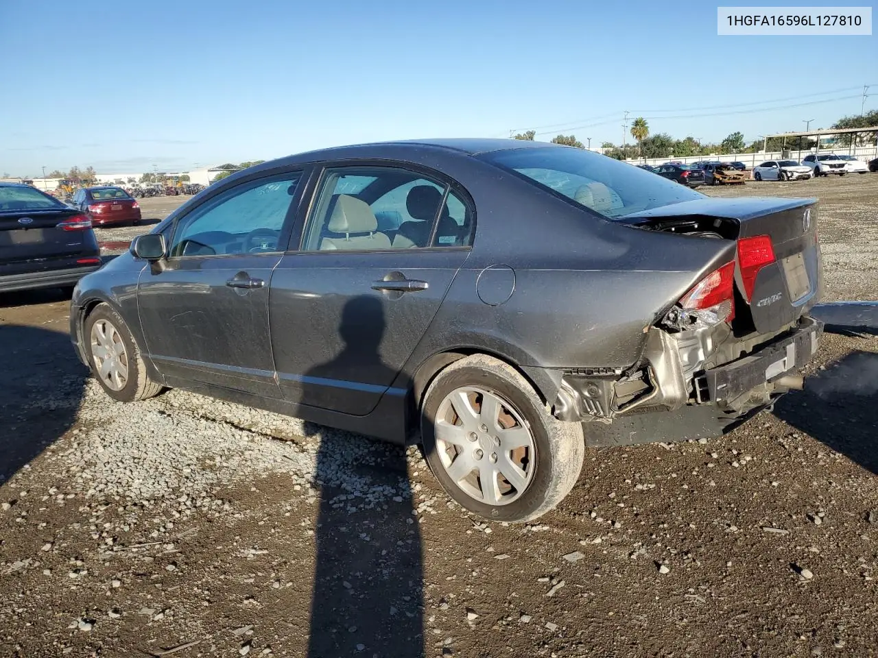 1HGFA16596L127810 2006 Honda Civic Lx