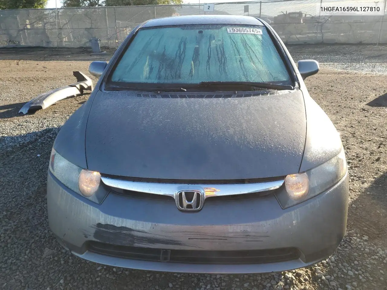 1HGFA16596L127810 2006 Honda Civic Lx