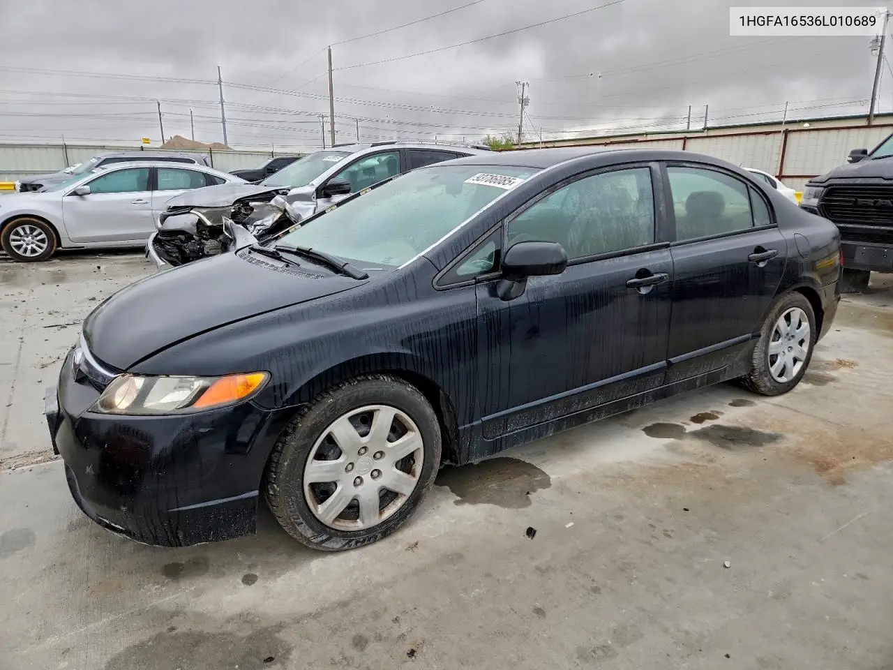 1HGFA16536L010689 2006 Honda Civic Lx