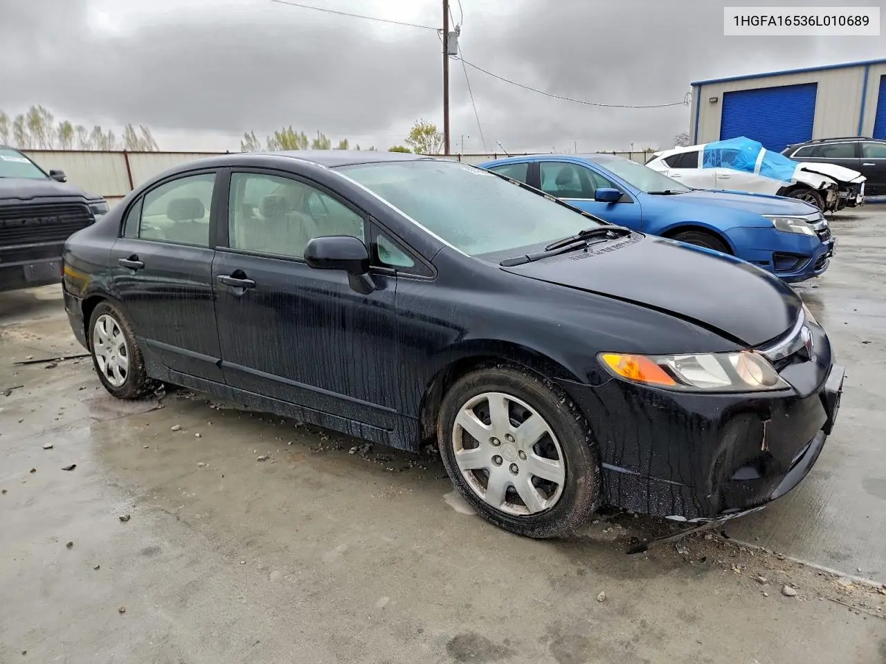 1HGFA16536L010689 2006 Honda Civic Lx