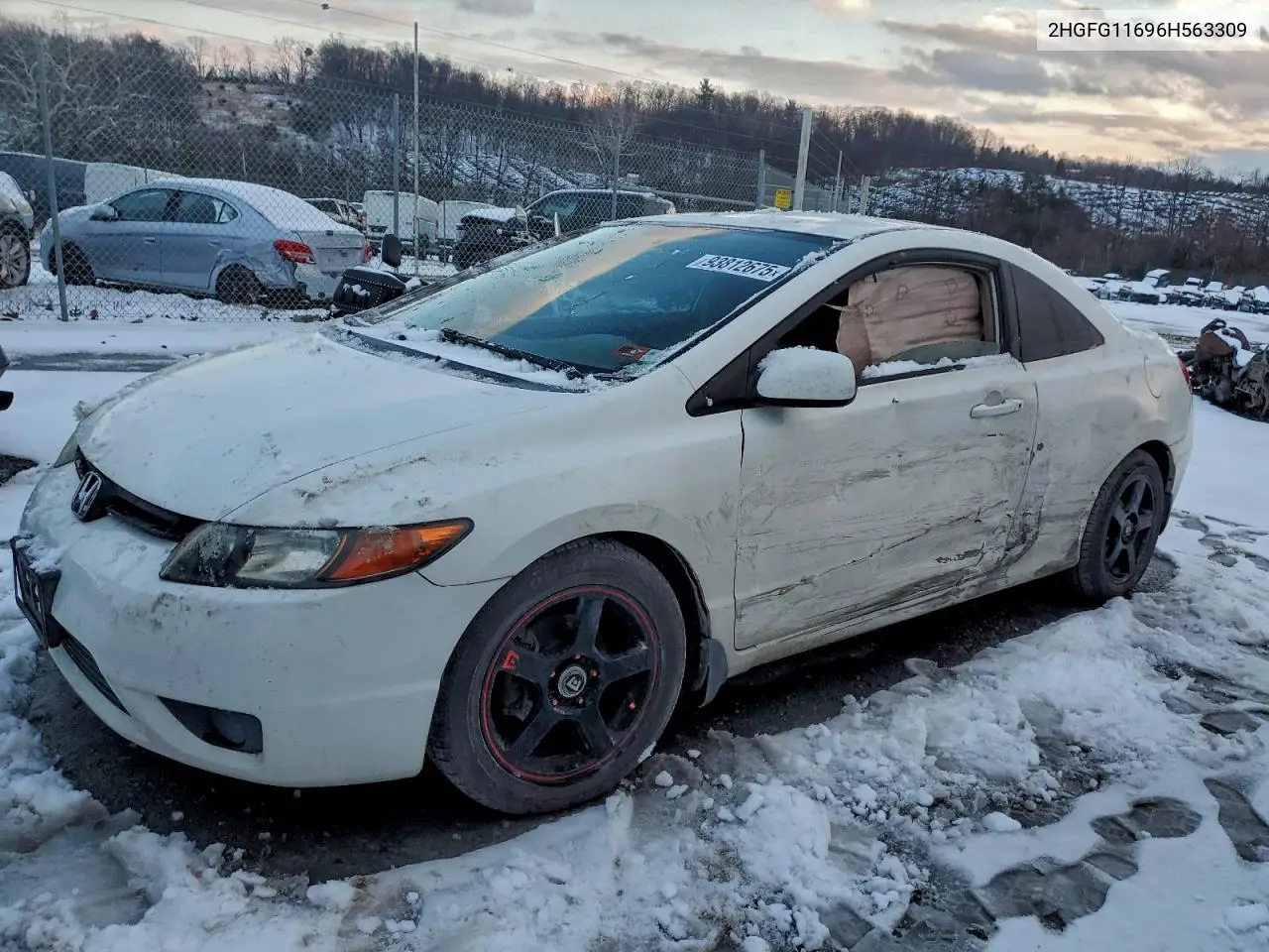 2HGFG11696H563309 2006 Honda Civic Lx