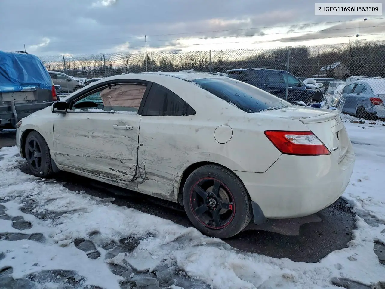 2HGFG11696H563309 2006 Honda Civic Lx