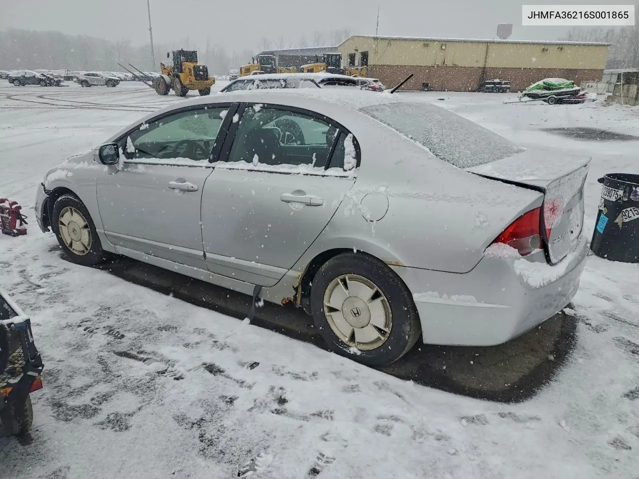 JHMFA36216S001865 2006 Honda Civic Hybrid