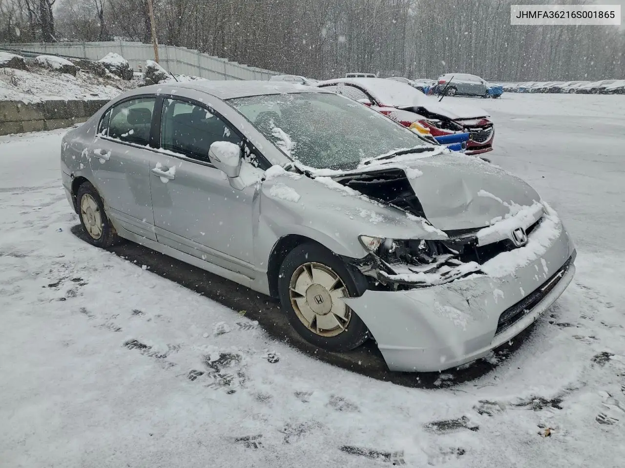 JHMFA36216S001865 2006 Honda Civic Hybrid