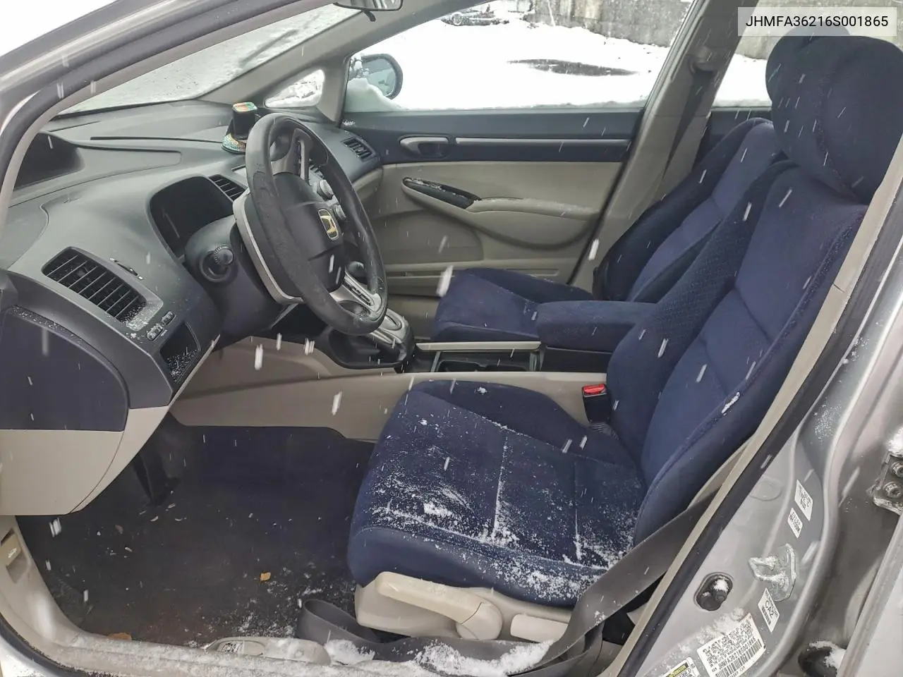 JHMFA36216S001865 2006 Honda Civic Hybrid