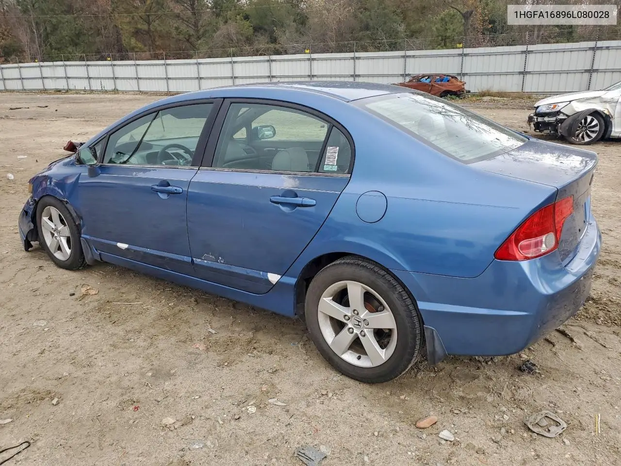 1HGFA16896L080028 2006 Honda Civic Ex
