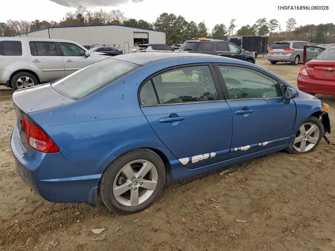 1HGFA16896L080028 2006 Honda Civic Ex