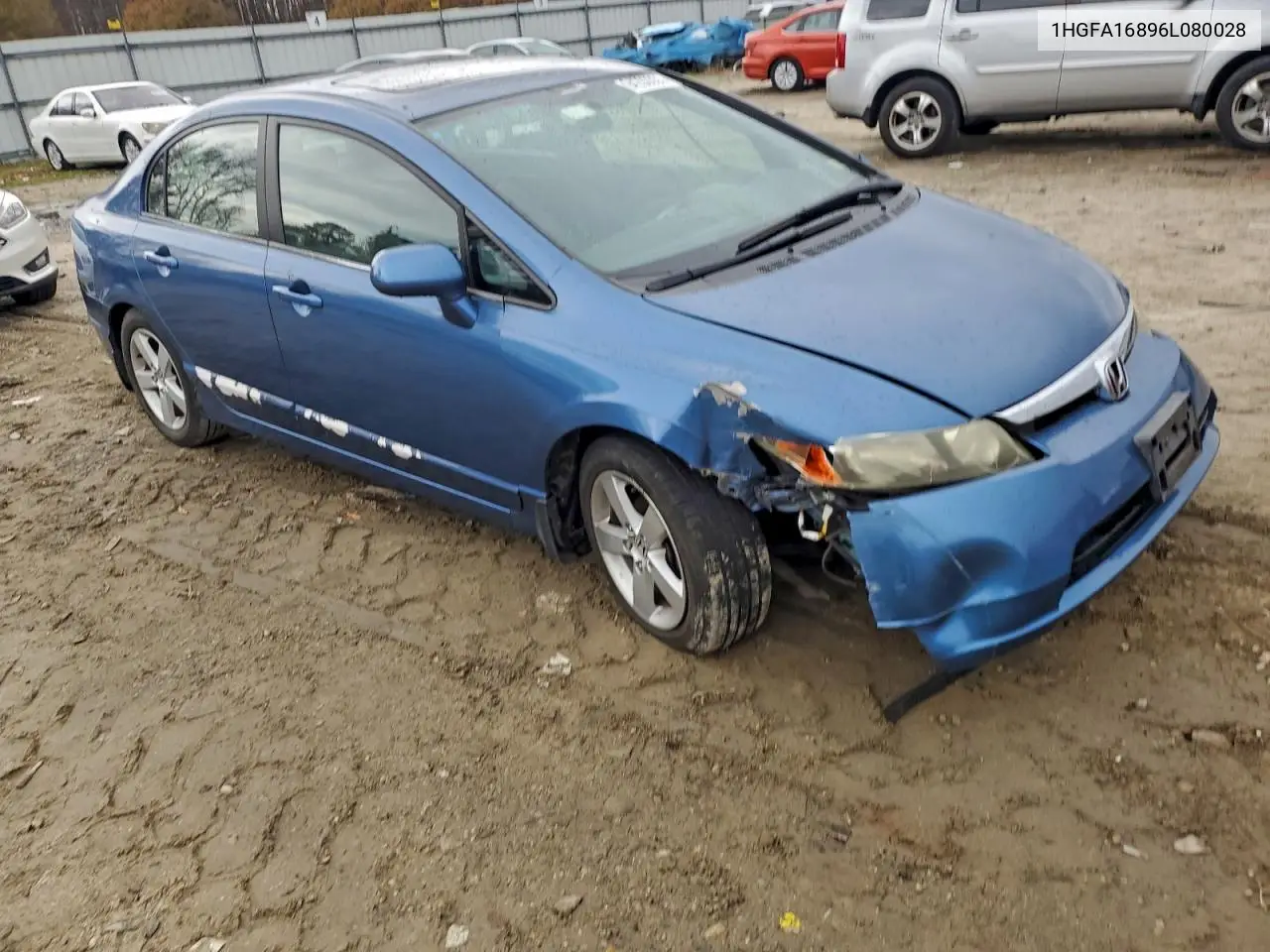 1HGFA16896L080028 2006 Honda Civic Ex
