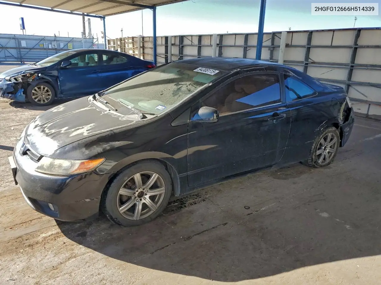 2HGFG12666H514339 2006 Honda Civic Lx