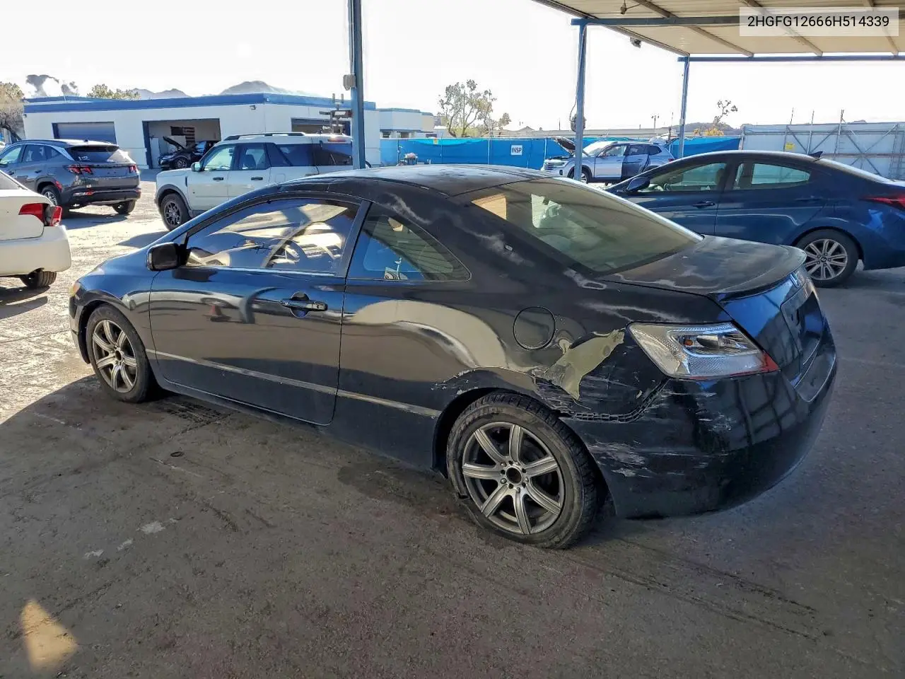 2HGFG12666H514339 2006 Honda Civic Lx