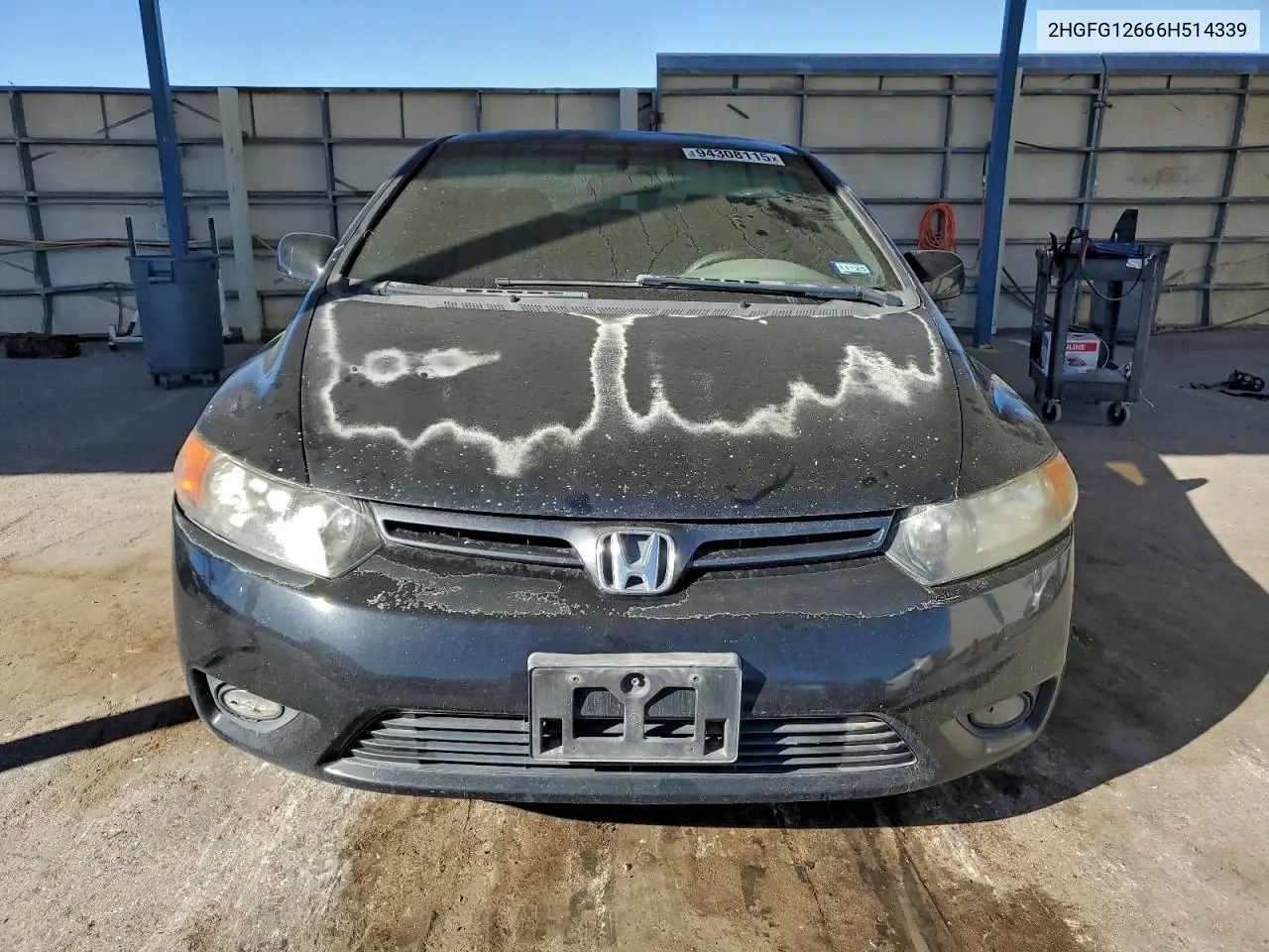 2HGFG12666H514339 2006 Honda Civic Lx