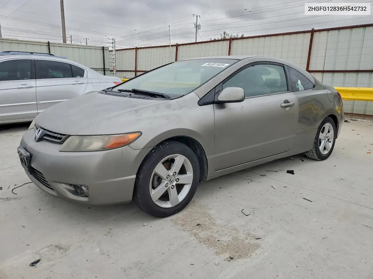 2HGFG12836H542732 2006 Honda Civic Ex