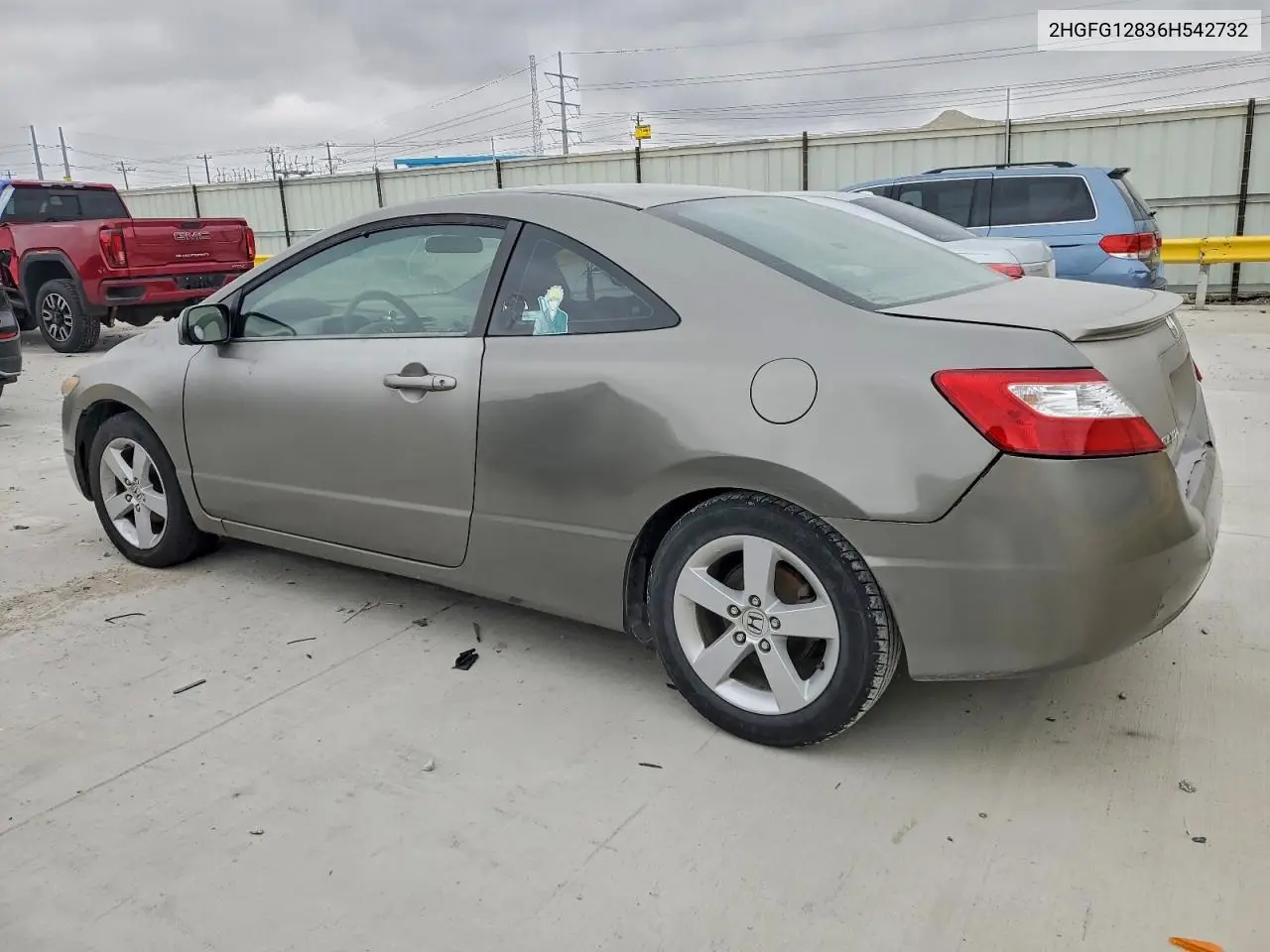 2HGFG12836H542732 2006 Honda Civic Ex