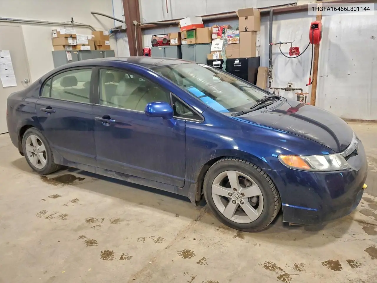1HGFA16466L801144 2006 Honda Civic Lx