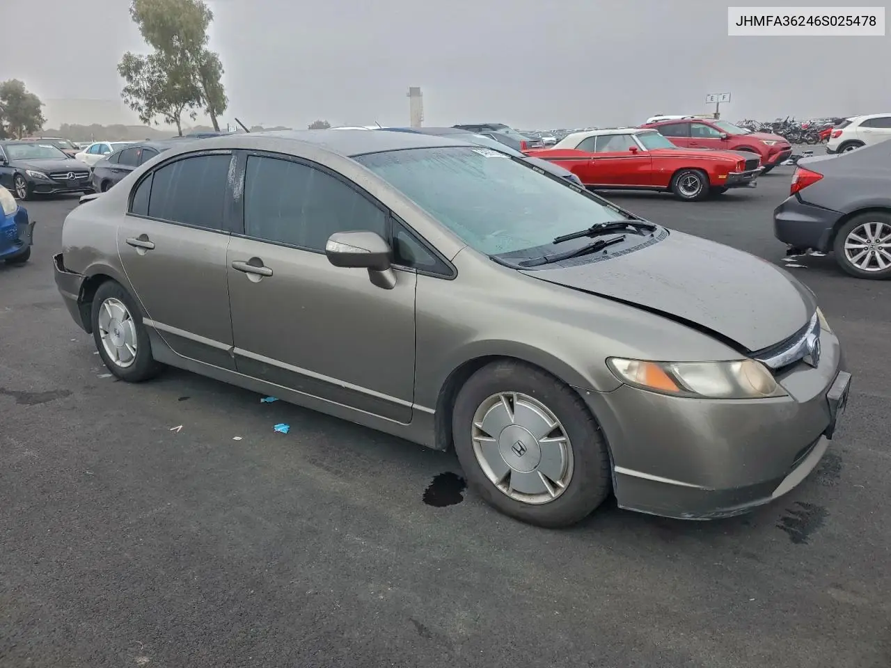 JHMFA36246S025478 2006 Honda Civic Hybrid