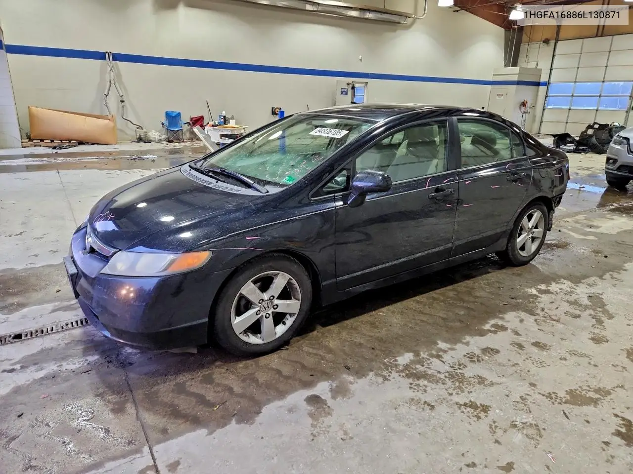 1HGFA16886L130871 2006 Honda Civic Ex