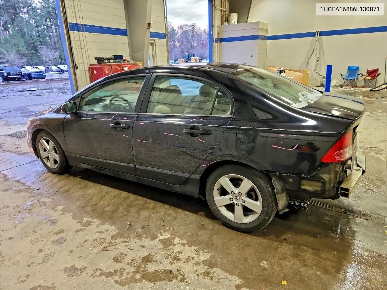 1HGFA16886L130871 2006 Honda Civic Ex