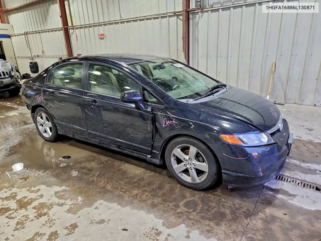 1HGFA16886L130871 2006 Honda Civic Ex