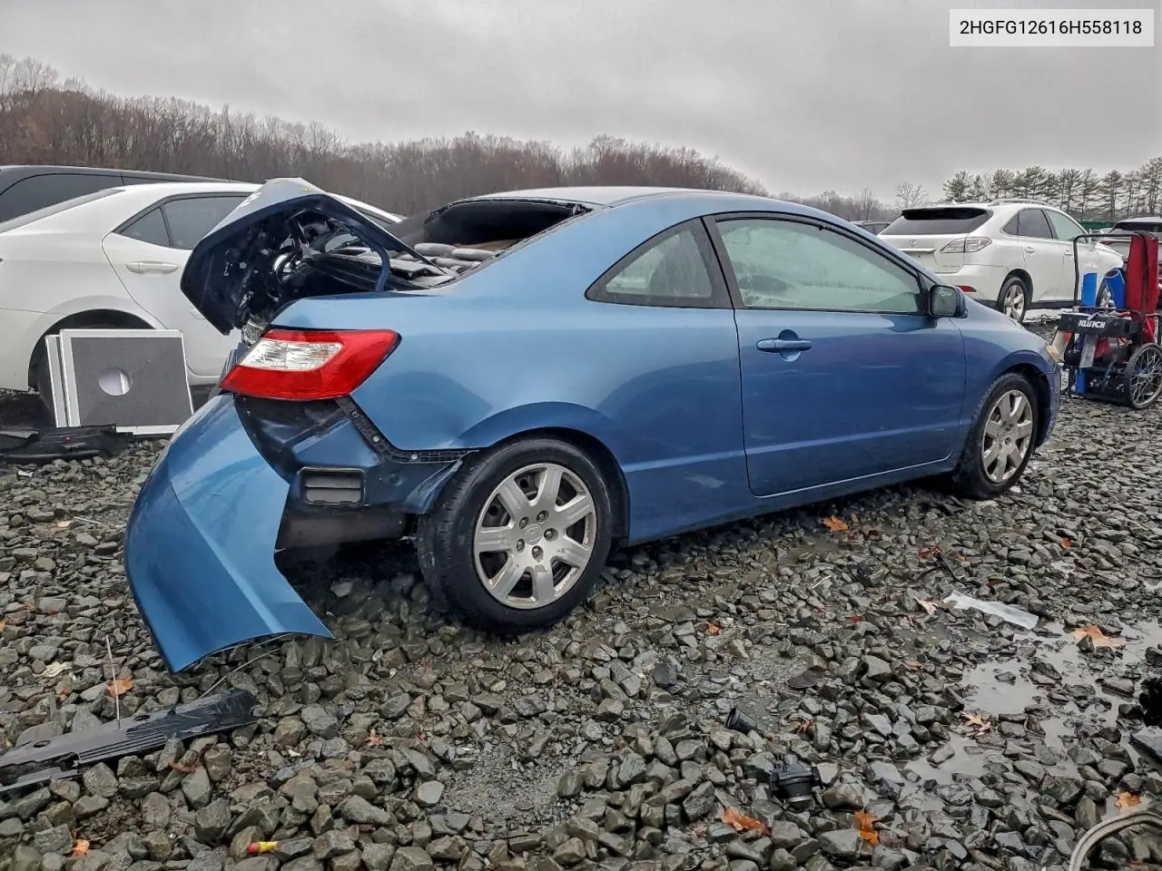 2HGFG12616H558118 2006 Honda Civic Lx