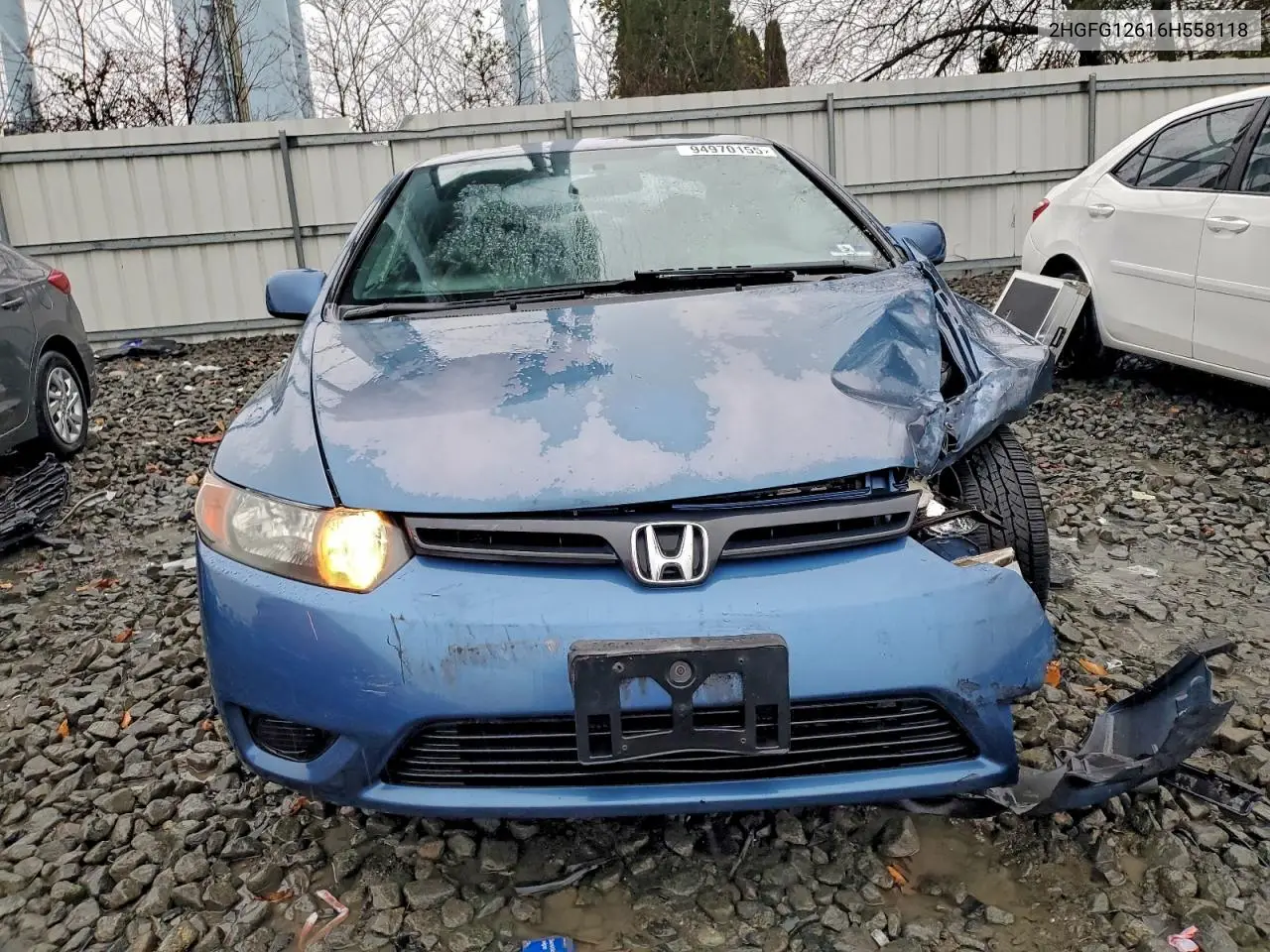 2HGFG12616H558118 2006 Honda Civic Lx