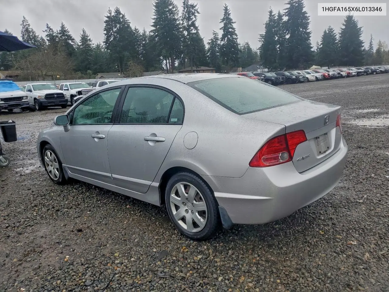 1HGFA165X6L013346 2006 Honda Civic Lx