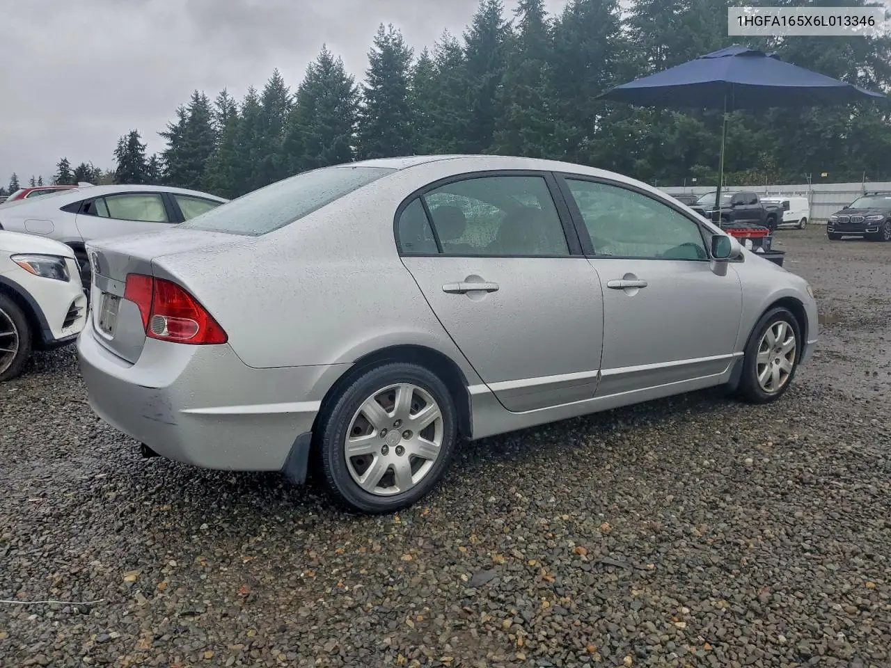 1HGFA165X6L013346 2006 Honda Civic Lx