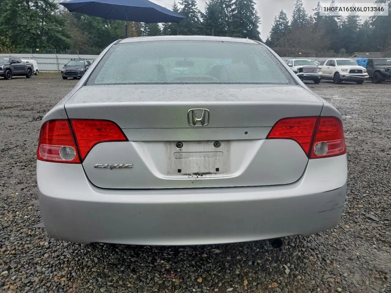 1HGFA165X6L013346 2006 Honda Civic Lx