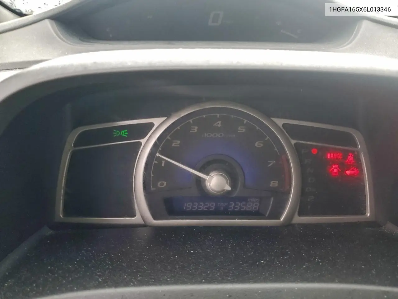 1HGFA165X6L013346 2006 Honda Civic Lx