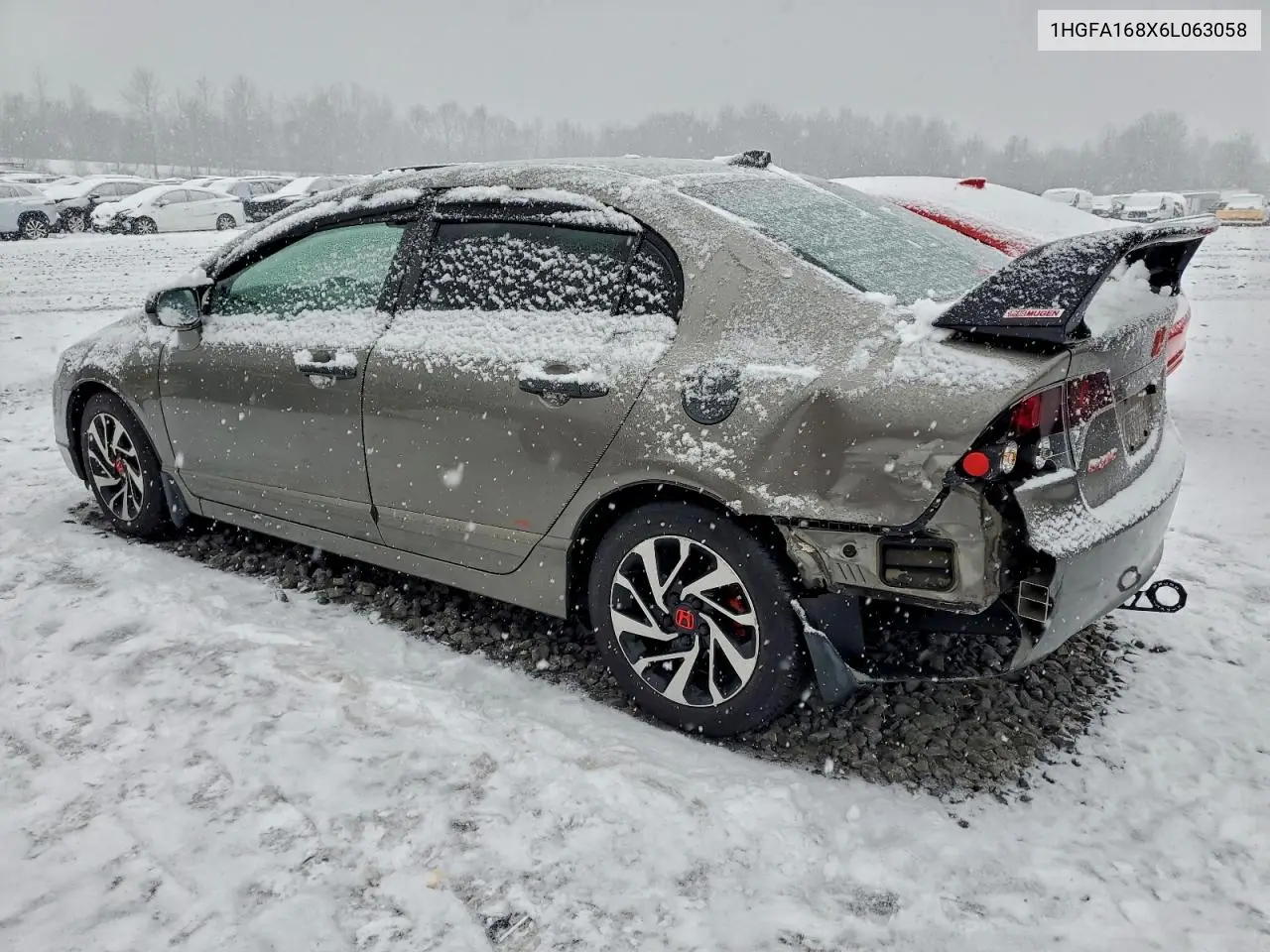 1HGFA168X6L063058 2006 Honda Civic Ex