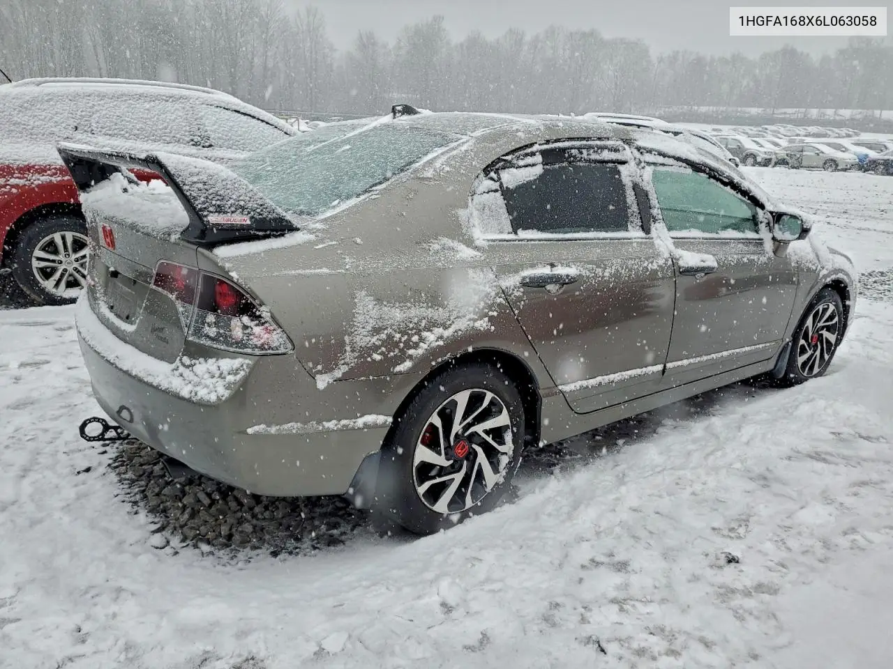 1HGFA168X6L063058 2006 Honda Civic Ex