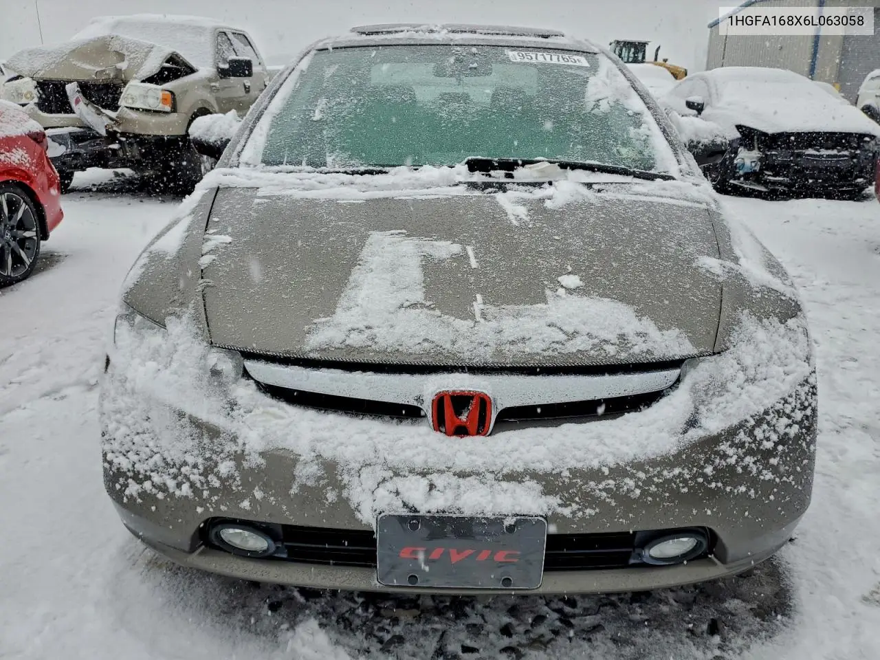 1HGFA168X6L063058 2006 Honda Civic Ex