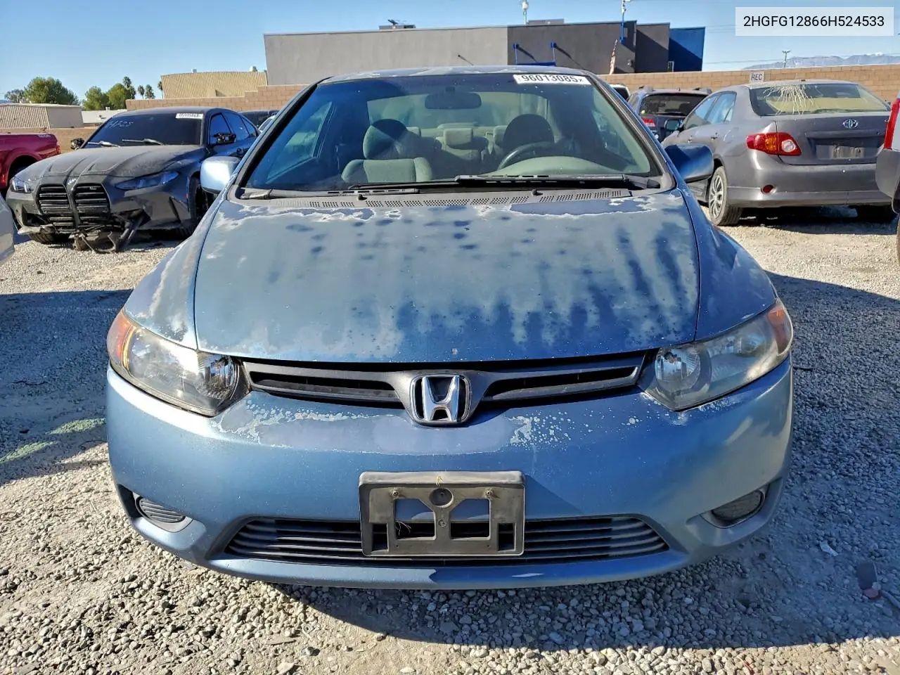 2HGFG12866H524533 2006 Honda Civic Ex