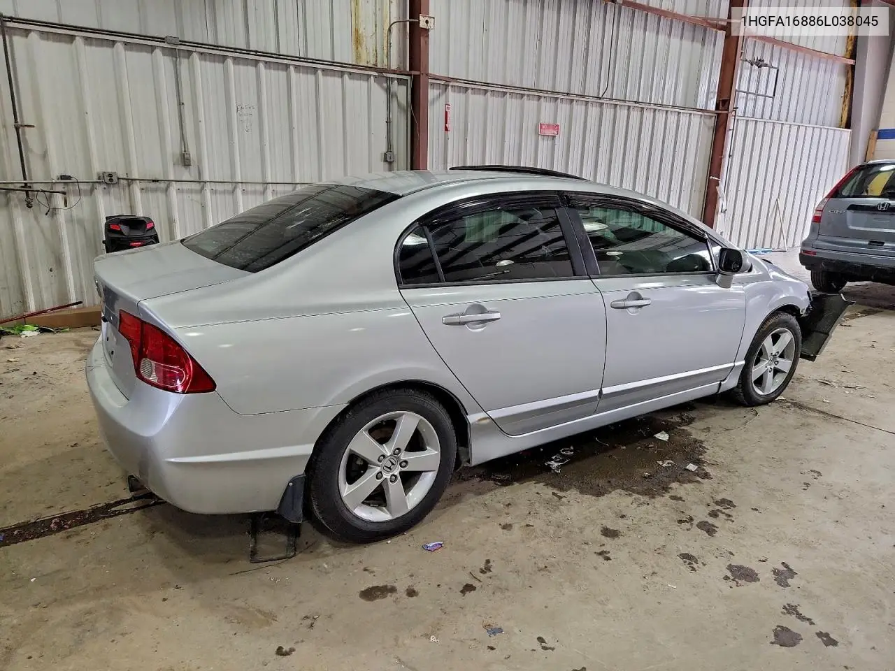 1HGFA16886L038045 2006 Honda Civic Ex