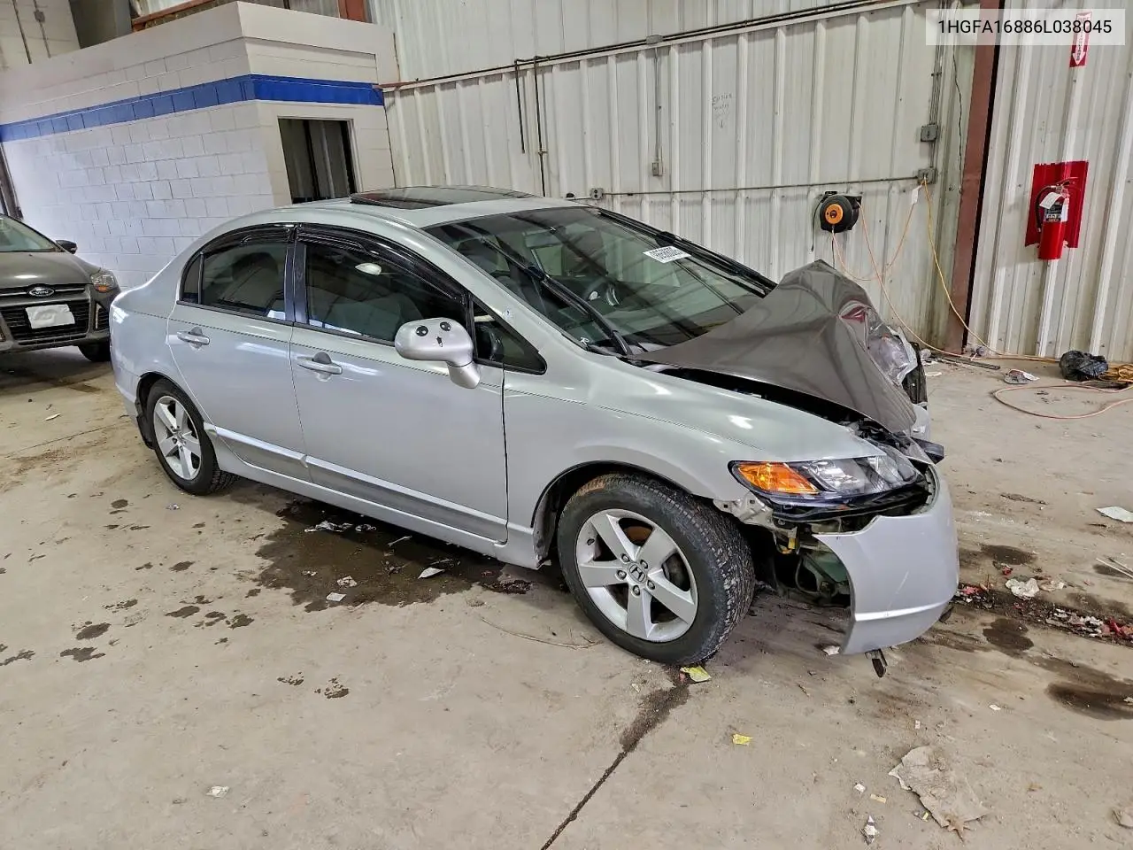 1HGFA16886L038045 2006 Honda Civic Ex