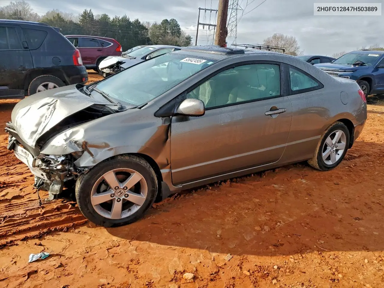 2HGFG12847H503889 2007 Honda Civic Ex