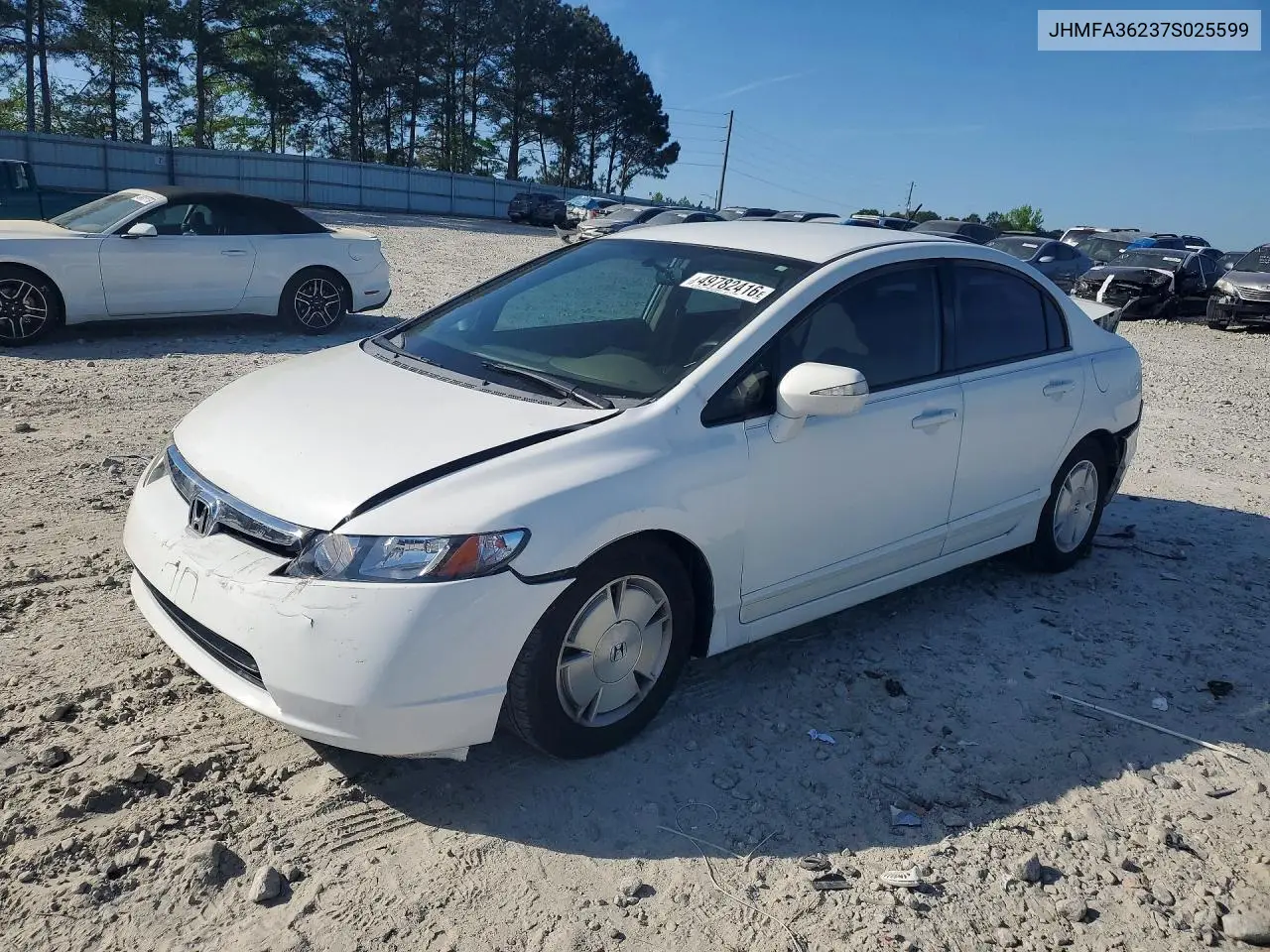 JHMFA36237S025599 2007 Hond Civic