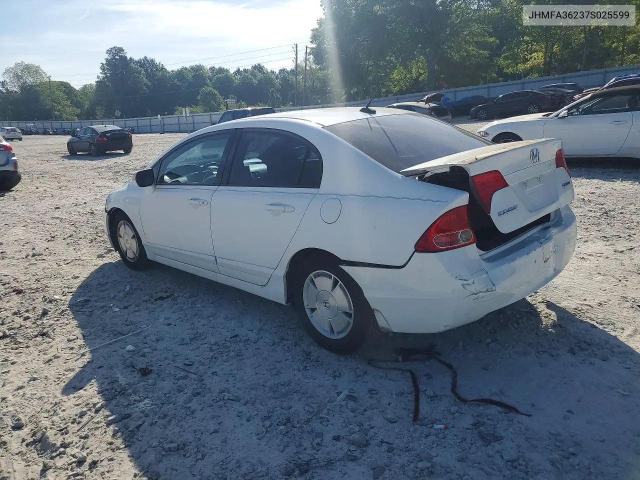 JHMFA36237S025599 2007 Hond Civic
