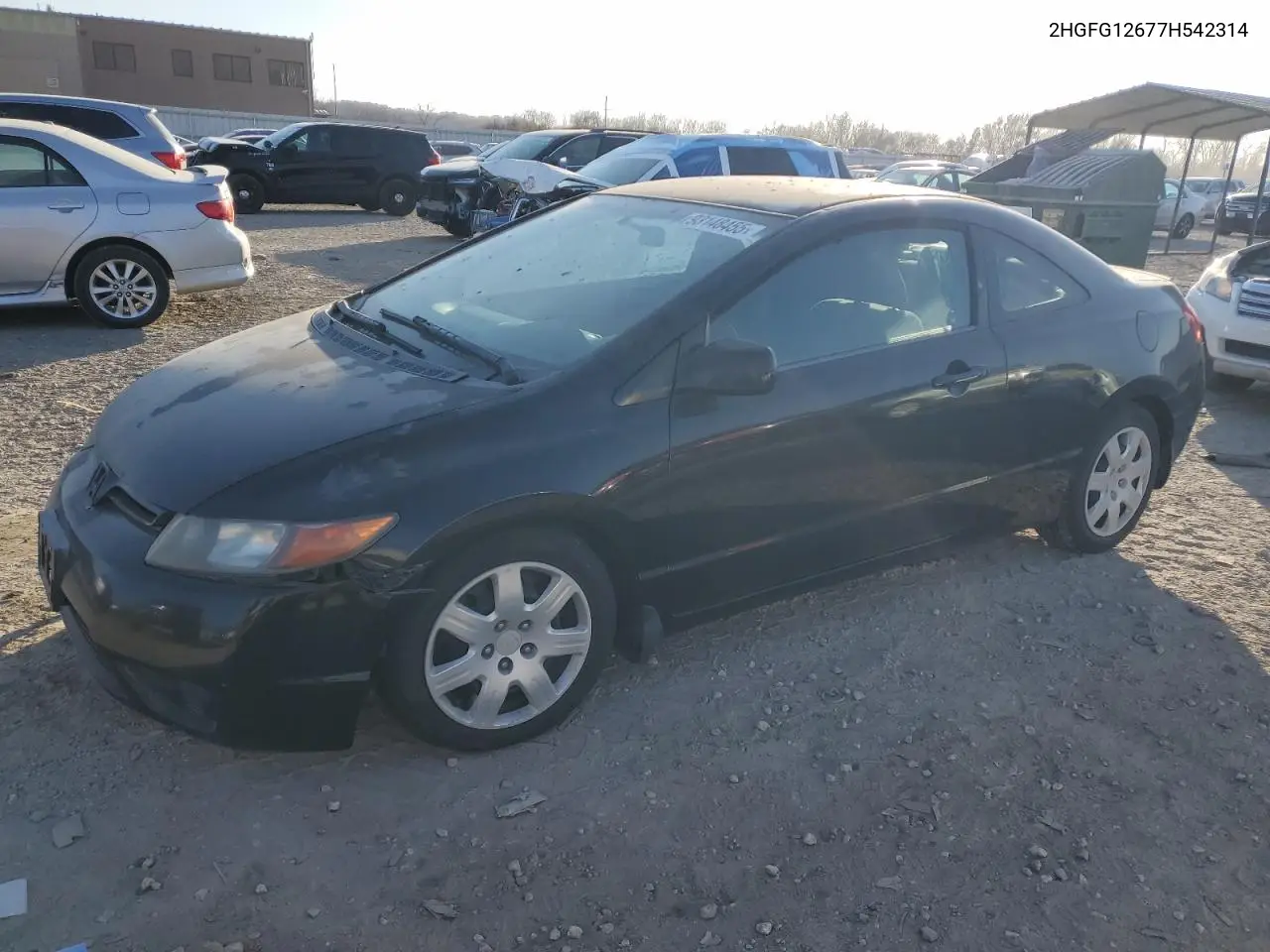 2HGFG12677H542314 2007 Honda Civic