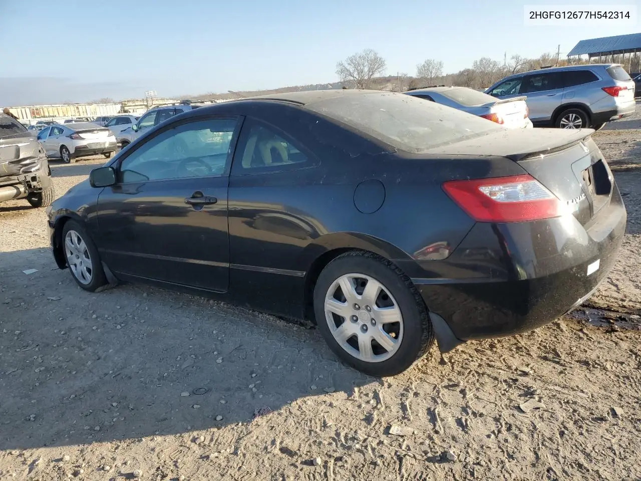 2HGFG12677H542314 2007 Honda Civic