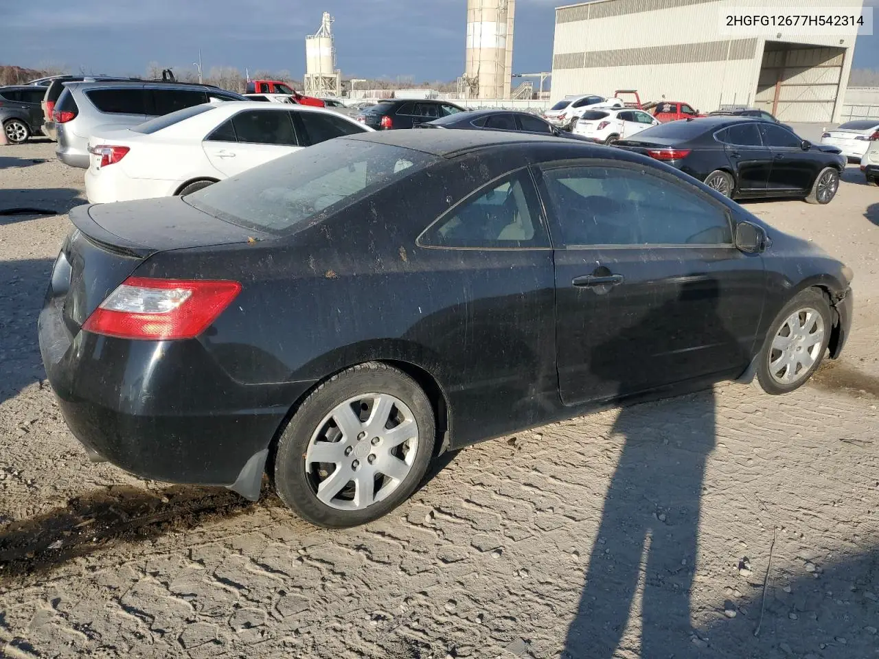 2HGFG12677H542314 2007 Honda Civic