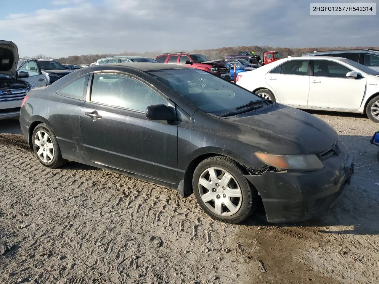 2HGFG12677H542314 2007 Honda Civic